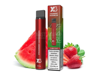 Jednorázová cigareta X4 Bar - 20mg - Strawberry Watermelon