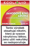 Liquid Ecoliquid Premium 2Pack Strawberry Kiwi 2x10ml - 20mg