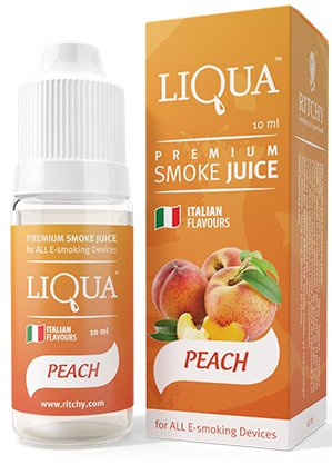 Liquid LIQUA Peach (broskev) 10ml-12mg