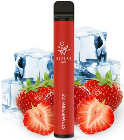 Elektronická cigareta Elf Bar 600 Strawberry Ice 20mg
