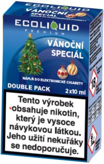 Liquid Ecoliquid Premium 2Pack Christmas Special 2x10ml - 6mg