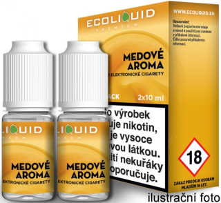 Liquid Ecoliquid Premium 2Pack Honey 2x10ml - 20mg (Med)