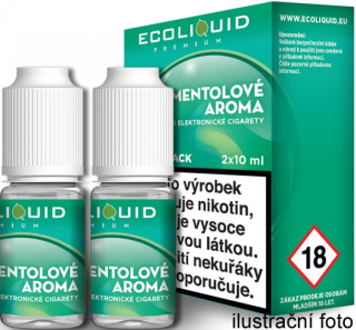 Liquid Ecoliquid Premium 2Pack Menthol 2x10ml - 12mg