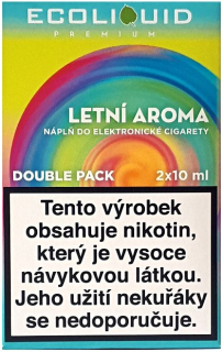 Liquid Ecoliquid Premium 2Pack Summer flavor 2x10ml - 20mg