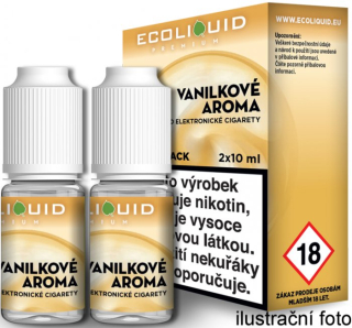 Liquid Ecoliquid Premium 2Pack Vanilla 2x10ml - 3mg (Vanilka)