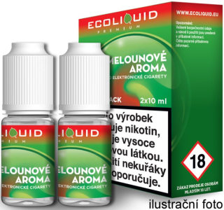 Liquid Ecoliquid Premium 2Pack Watermelon 2x10ml - 6mg (Vodní meloun)