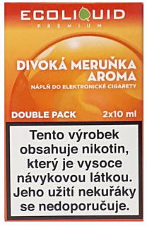 Liquid Ecoliquid Premium 2Pack Wild Apricot 2x10ml - 20mg