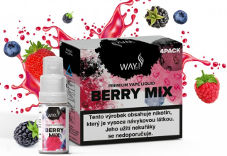 Liquid WAY to Vape 4Pack Berry Mix 4x10ml-0mg