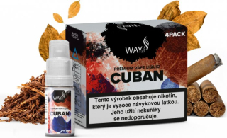 Liquid WAY to Vape 4Pack Cuban 4x10ml-18mg