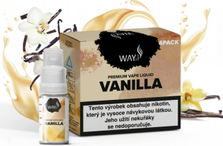 Liquid WAY to Vape 4Pack Vanilla 4x10ml-18mg