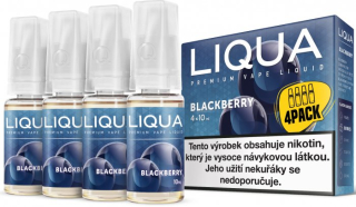 Liquid LIQUA Elements 4Pack Blackberry 4x10ml-6mg (ostružina)