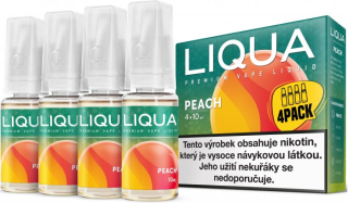 Liquid LIQUA Elements 4Pack Peach 4x10ml-18mg (Broskev)