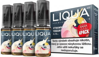 Liquid LIQUA New Mix 4Pack Strawberry Yogurt 4x10ml-3mg  