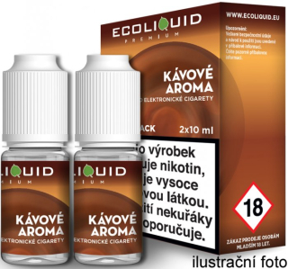 Liquid Ecoliquid Premium 2Pack Coffee 2x10ml - 0mg (Káva)