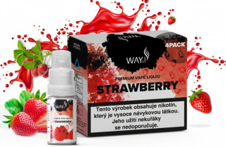 Liquid WAY to Vape 4Pack Strawberry 4x10ml-3mg