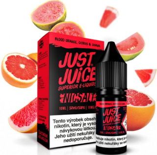 Liquid Just Juice SALT Blood Orange, Citrus & Guava 10ml - 11mg