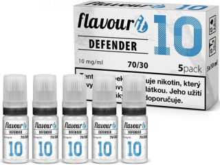 Nikotinová báze Flavourit DEFENDER 70/30 5x10ml 10mg