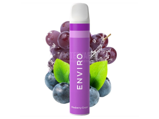 Jednorázová elektronická cigareta Enviro - Blueberry Grape (Hroznové víno, borův