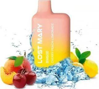 Jednorázová elektronická cigareta Lost Mary - BM600 - Cherry Peach Lemon