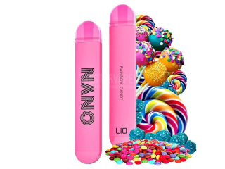 Jednorázová cigareta Lio Nano X - 16mg - Rainbow Candy (Směs bonbónů)