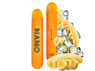 Jednorázová cigareta Lio Nano X - 16mg - Banana ICE (Banánová zmrzlina)
