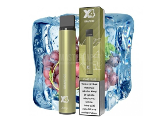 Jednorázová cigareta X4 Bar - 20mg - Grape ICE