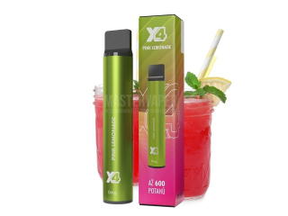 Jednorázová cigareta X4 Bar - 0mg - Pink Lemonade
