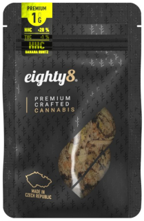 Květy Eighty8 HHC, 24% HHC Banana Runtz 1g
