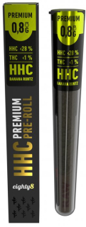 Pre Rolls Eighty8 HHC, 24% HHC Banana Runtz 0,8g
