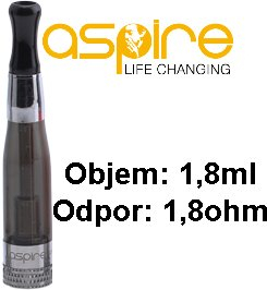 Clearomizer aSpire CE5 BDC 1,8ohm 1,8ml Black