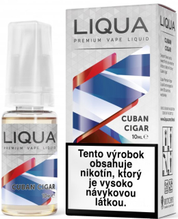 Liquid LIQUA Elements Cuban Tobacco 10ml-3mg (Kubánský doutník)