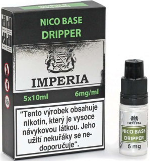 Nikotinová báze CZ IMPERIA Dripper 5x10ml PG30-VG70 6mg