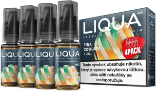 Liquid LIQUA New Mix 4Pack Pina Coolada 4x10ml-0mg  