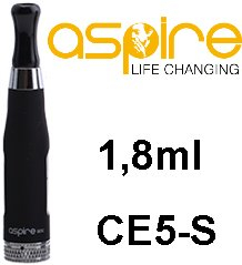 Clearomizer aSpire CE5-S BDC 1,8ohm 1,8ml Black