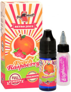 Príchuť Big Mouth RETRO - Peach and Raspberry